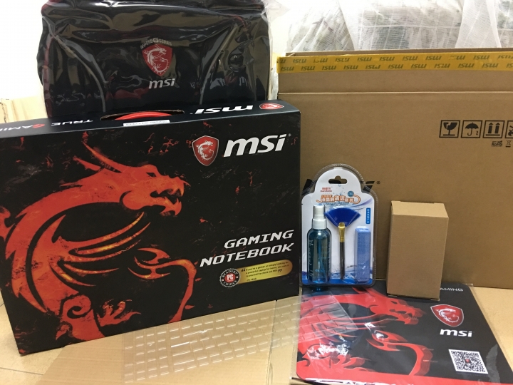 第一次...GP62MVR 7RFX 特別...開箱