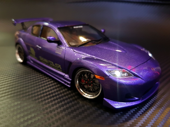 FUJIMI 富士美 AMEMIYA u RX-8 ENKEI by GReddy 1/24