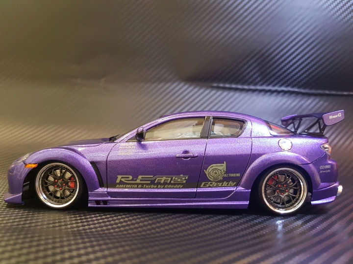 FUJIMI 富士美 AMEMIYA u RX-8 ENKEI by GReddy 1/24