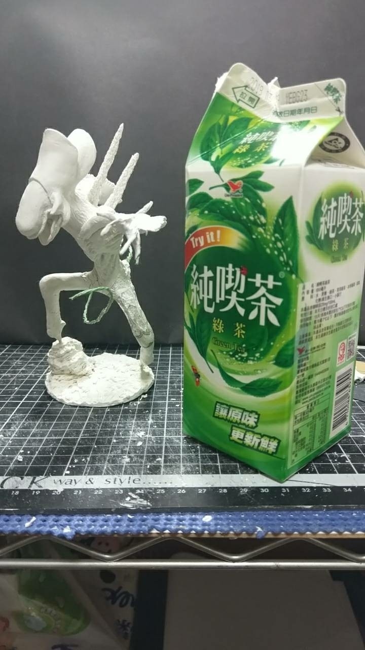 石粉黏土手做異形 圖多慎入