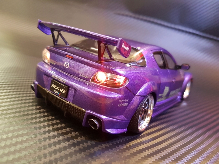 FUJIMI 富士美 AMEMIYA u RX-8 ENKEI by GReddy 1/24