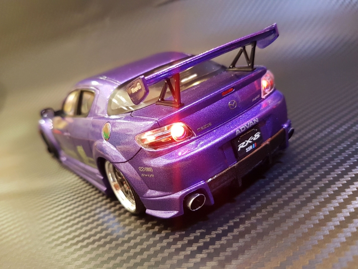 FUJIMI 富士美 AMEMIYA u RX-8 ENKEI by GReddy 1/24