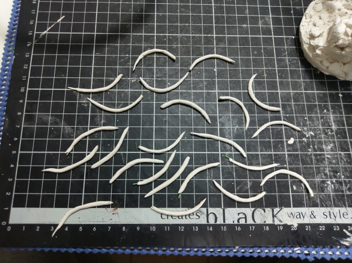 石粉黏土手做異形 圖多慎入