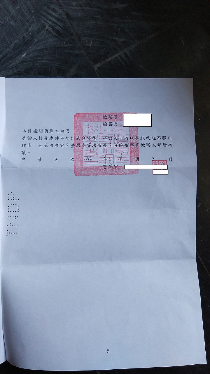 行車糾紛,最後不起訴,這樣合理嗎?