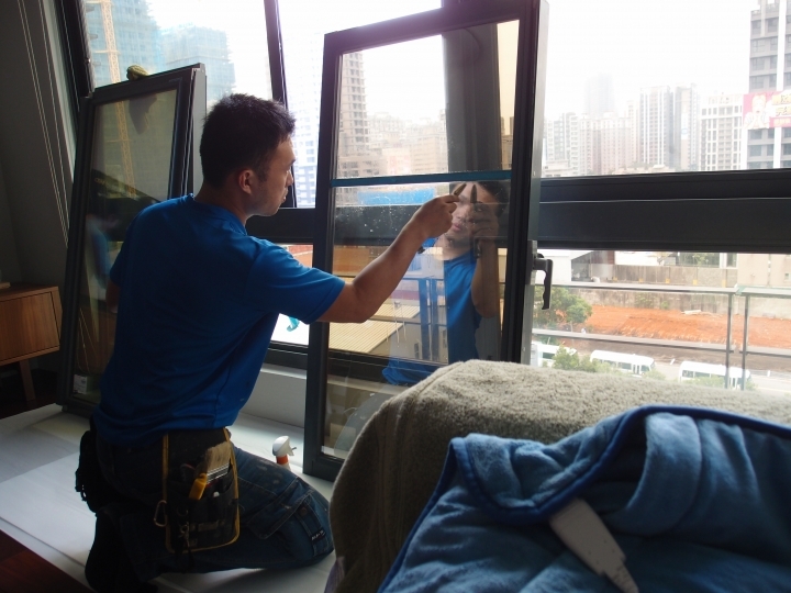 育璽 雙中空懸膜節能玻璃 安裝經驗分享 (圖多)