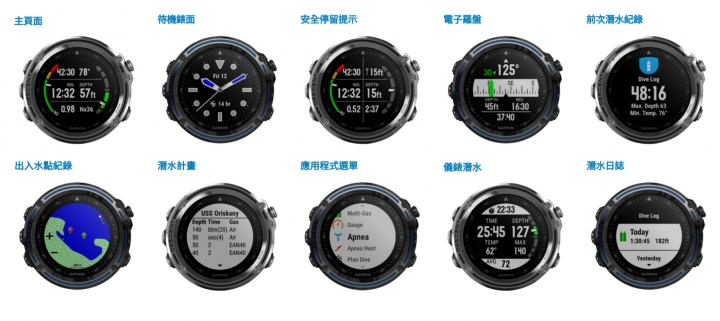 追求湛藍深海 Garmin GPS潛水電腦錶Descent Mk1開箱實測