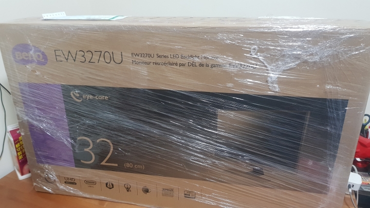 BenQ ew3270u 大電視換小螢幕 保護眼睛衝一台