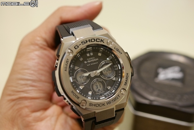 [開箱] 平價的不鏽鋼質感 G-SHOCK GST-S310-1A