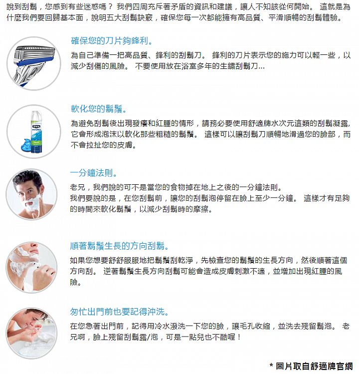 刮鬍子終於不是血淋淋了之"舒適水次元5辨型刮鬍刀" 試用活動