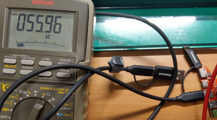 認識USB-C介面的Rp阻抗定義及實際測量