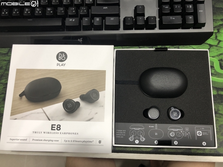最時尚的真.無線耳機 B&O E8 開箱 -