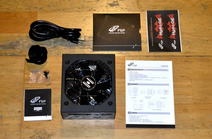全漢 黑爵士II Hydro GE 450W 金牌電源供應器 開箱測試分享