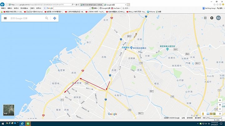 西濱騎白牌機車從台北林口到台中高美濕地