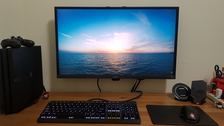 BenQ ew3270u 大電視換小螢幕 保護眼睛衝一台