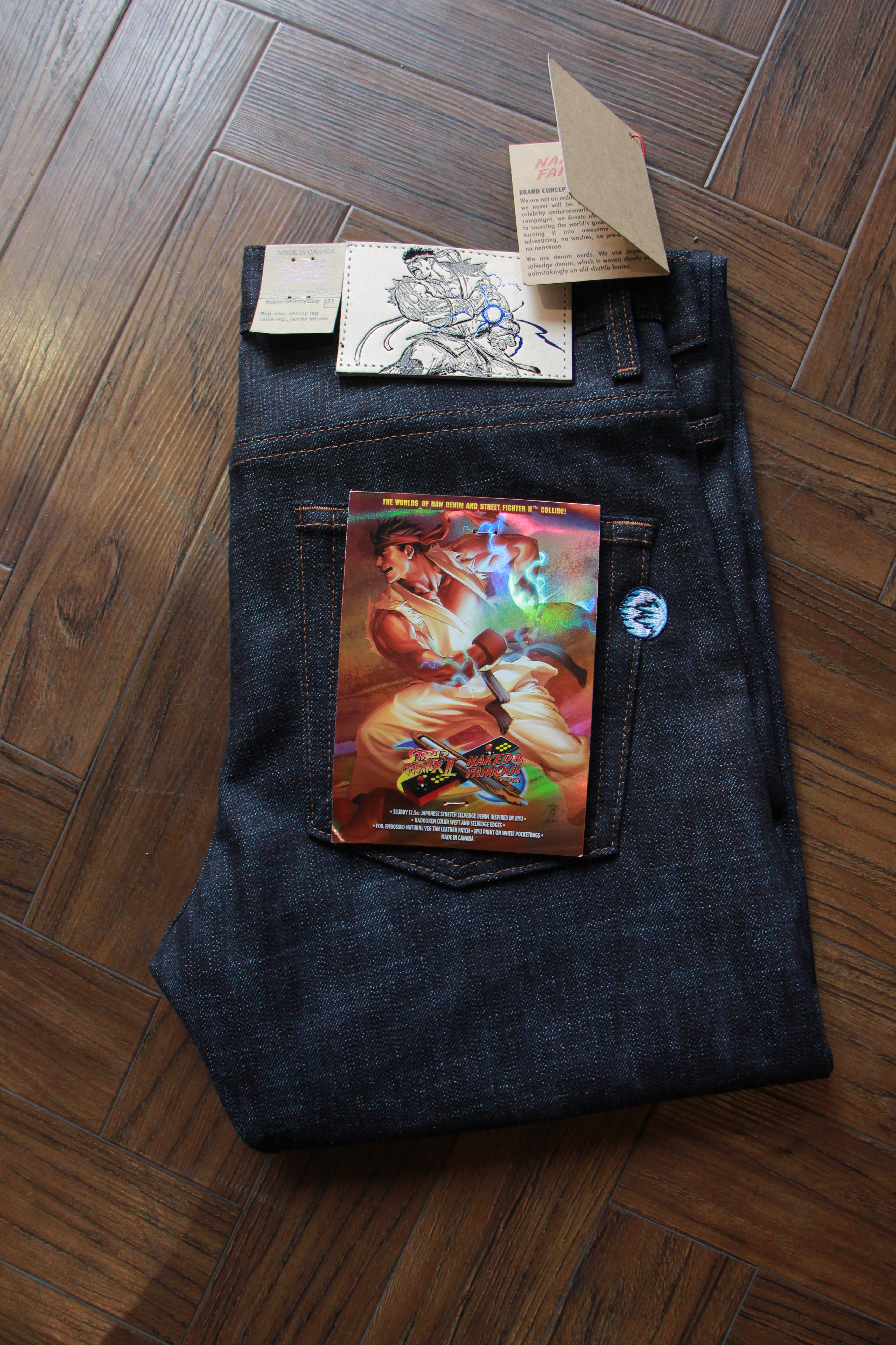 【五連開】 Naked and Famous x 快打旋風 童年的紙飛機 Street Fighter