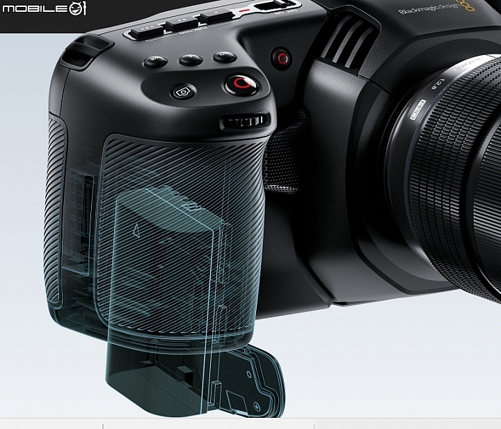 Blackmagic Pocket Cinema Camera 4K,讓消費者選用 Canon 的 LP-E6N 鋰電池。 Blackmagic Pocket Cinema Camera 4K,讓消費者選用 Canon 的 LP-E6N 鋰電池。