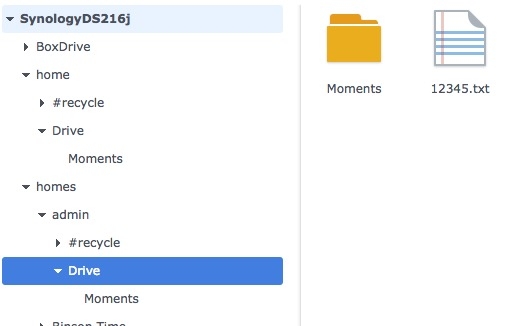 【請教】關於Synology Drive 與 Moments