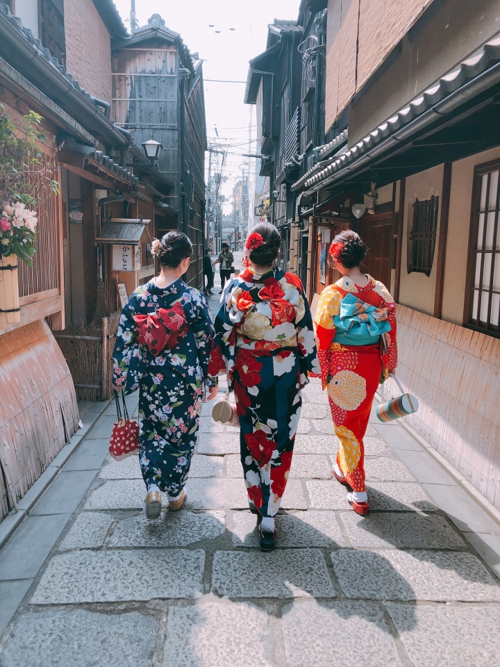 和姊妹在京都必做的事:租和服拍美照(和服出租店推薦)