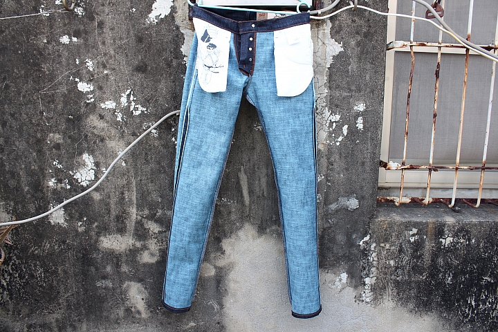 【開箱實穿分享】N&F 裸女 快打旋風(街頭霸王)隆 Ryu Hadoken Selvedge.Naked & Famous x street fighter2