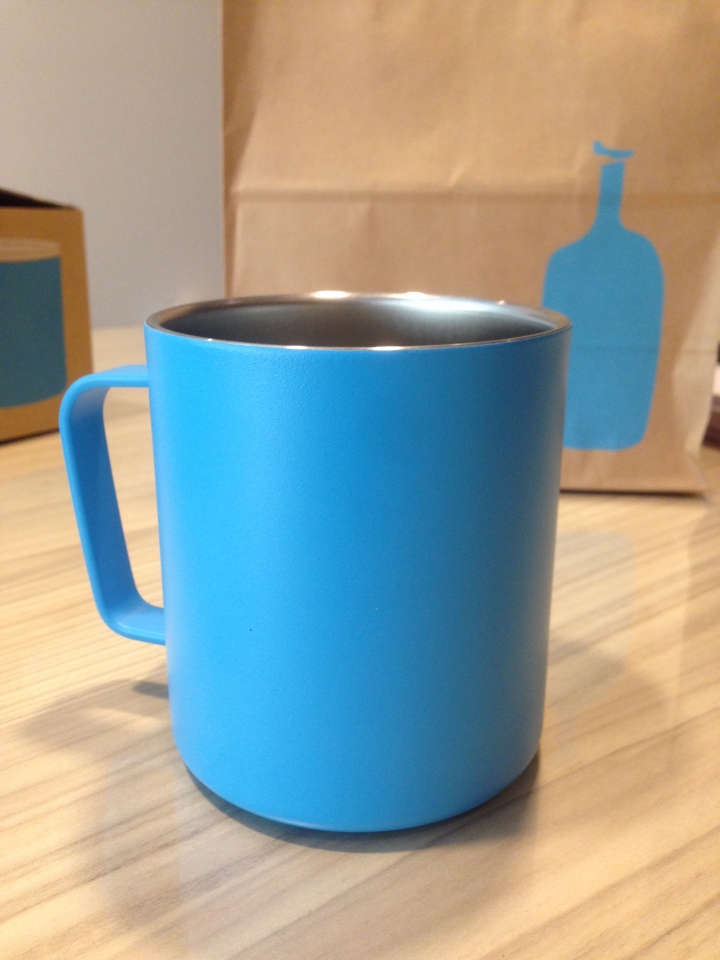blue bottle travel mug開箱