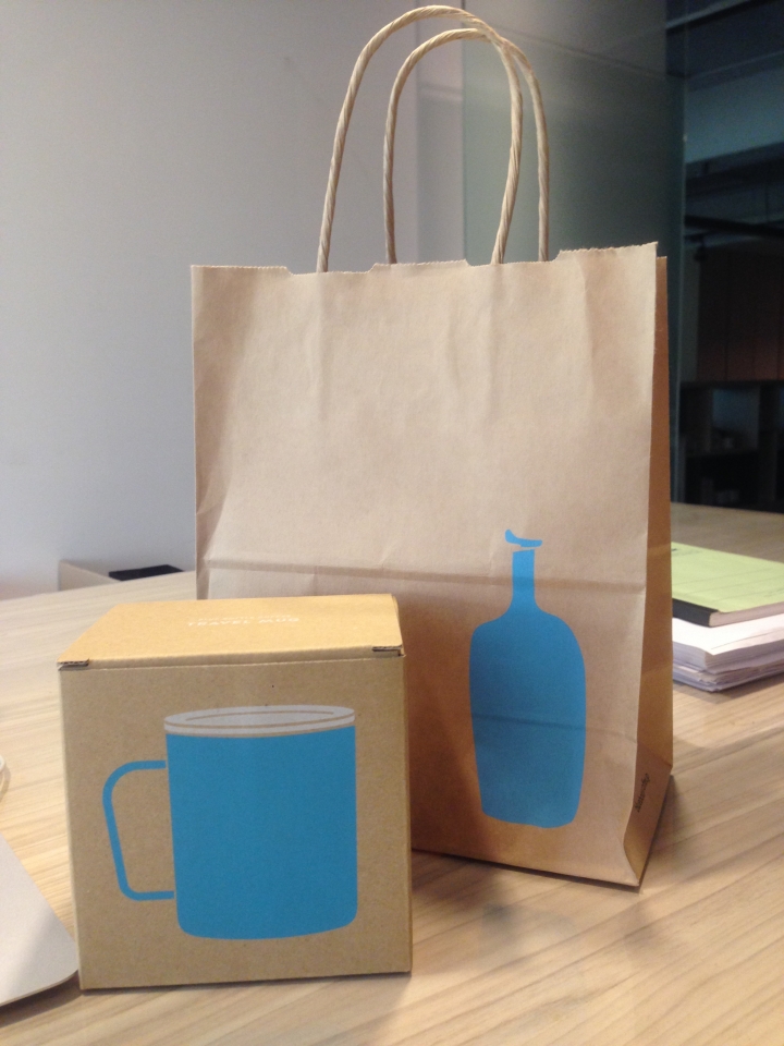 blue bottle travel mug開箱