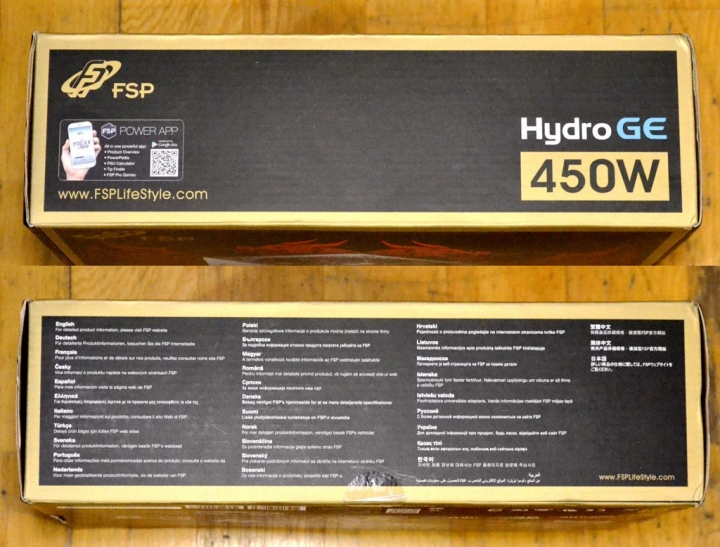 全漢 黑爵士II Hydro GE 450W 金牌電源供應器 開箱測試分享
