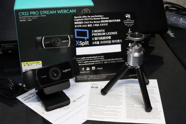 c922 pro stream 羅技視訊攝影機開箱測試心得