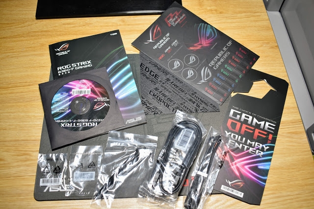 ASUS ROG STRIX B360-F GAMING主機板 輕開箱~