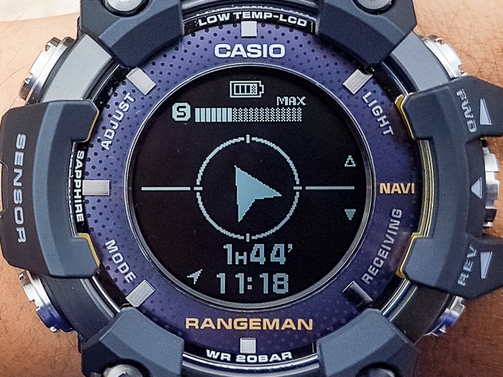 太陽能電力 GPS 腕錶‧CASIO G-SHOCK GPR-B1000 試用報告！