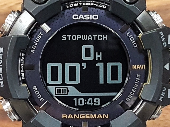 太陽能電力 GPS 腕錶‧CASIO G-SHOCK GPR-B1000 試用報告！