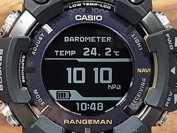 太陽能電力 GPS 腕錶‧CASIO G-SHOCK GPR-B1000 試用報告！