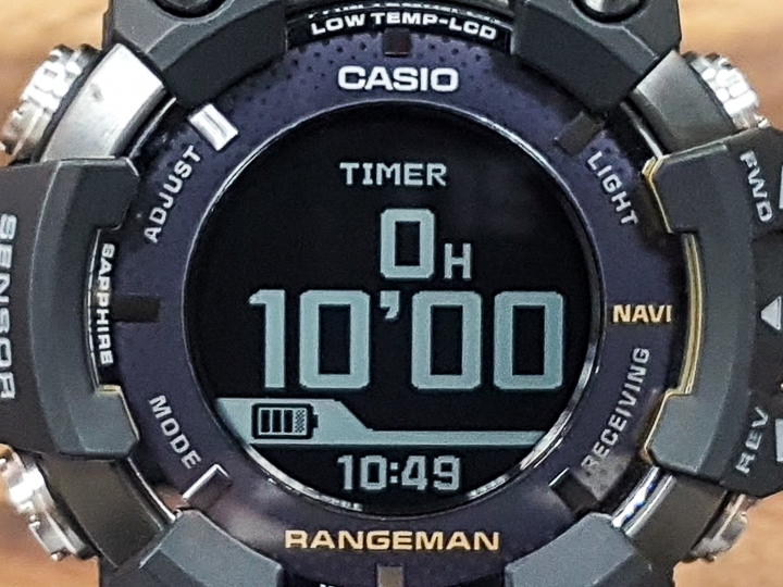 太陽能電力 GPS 腕錶‧CASIO G-SHOCK GPR-B1000 試用報告！