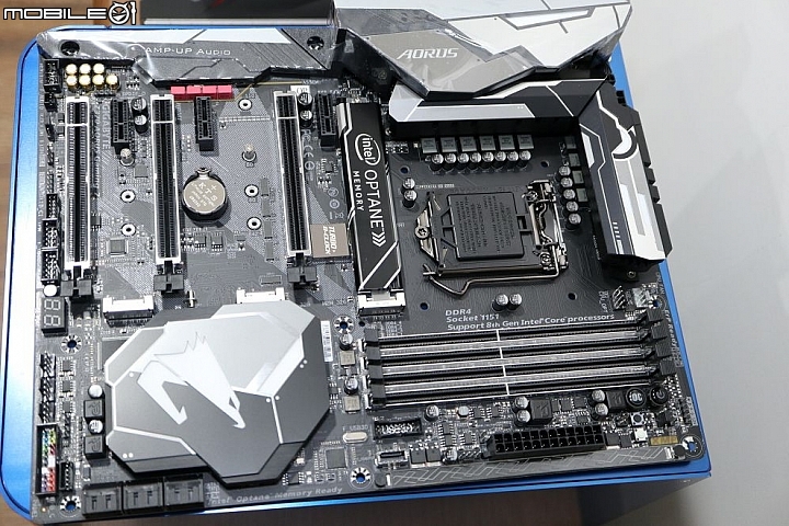 Optane 板載加持提速,技嘉 Z370 AORUS GAMING 7-OP 開箱