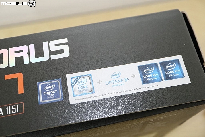 Optane 板載加持提速,技嘉 Z370 AORUS GAMING 7-OP 開箱