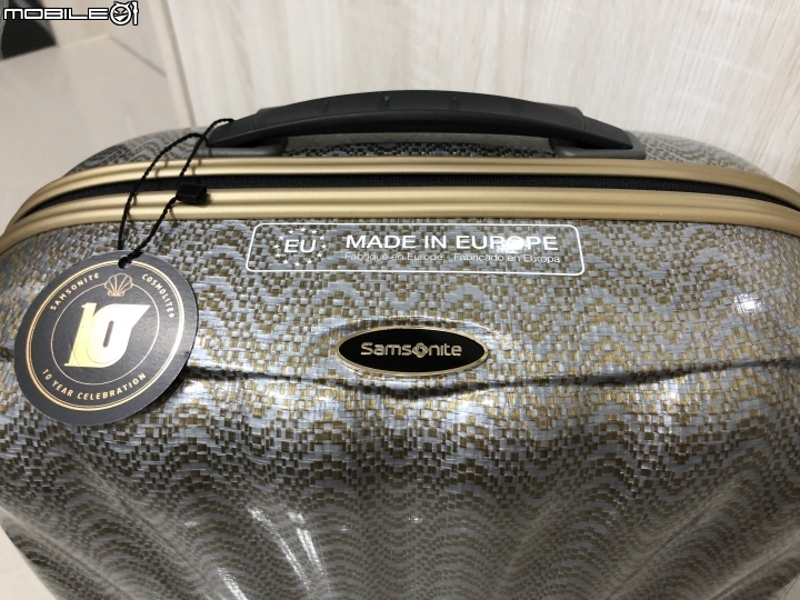 最美的行李箱 Samsonite 20吋10周年紀念行李箱開箱 -