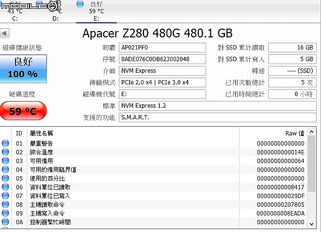 【開箱】Apacer PT920 480GB SSD