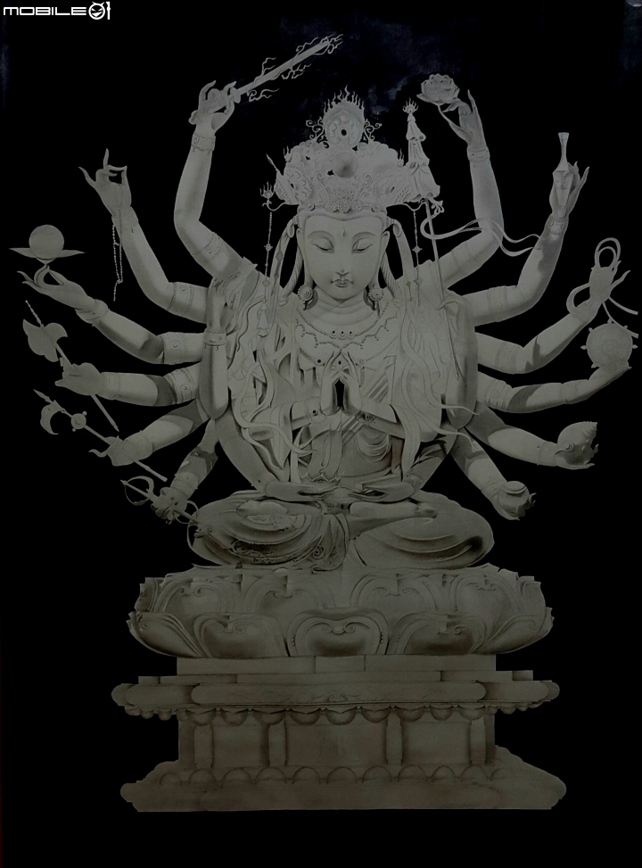 準提佛母素描完成圖