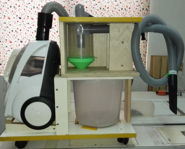 木作DIY ~ 簡易旋風集塵桶 測試與成品分享