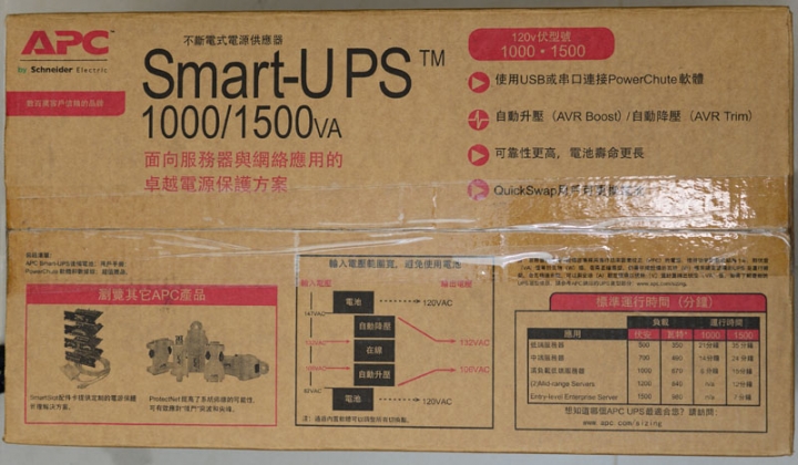 APC SMT1000TW Smart-UPS 1000不斷電系統開箱