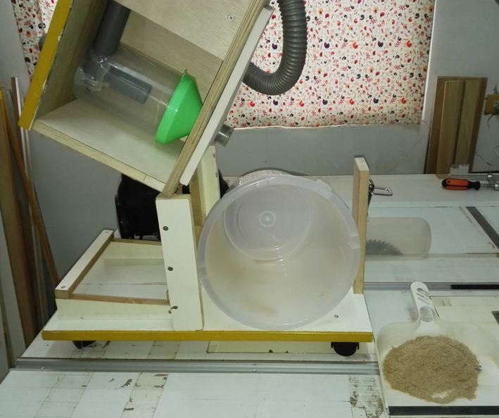 木作DIY ~ 簡易旋風集塵桶 測試與成品分享