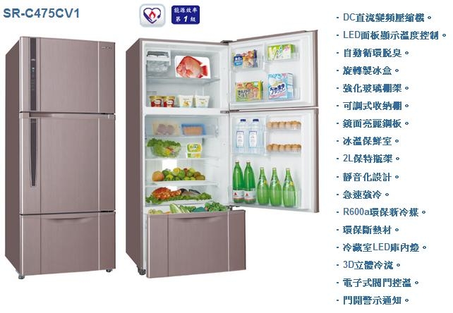 三門電冰箱 480公升 三洋 vs 國際牌