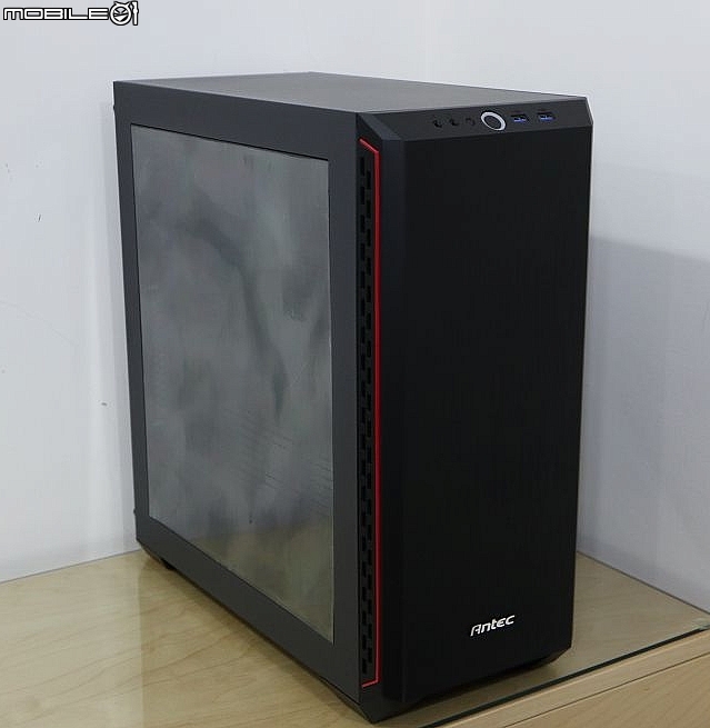 簡約窄版風 Antec 入門中塔機殼 P7 WINDOW Red 開箱