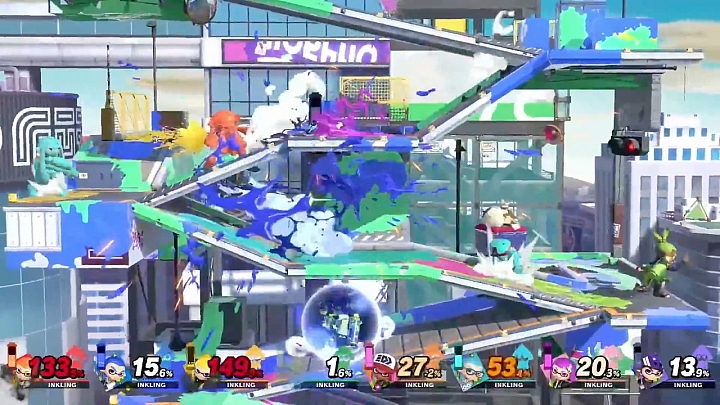 【E3 2018】《任天堂明星大亂鬥》新角色:Inkling 遊戲畫面 【E3 2018】《任天堂明星大亂鬥》新角色:Inkling 遊戲畫面