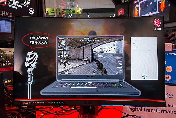 Computex 2018 MSI 推出Trident A電競桌機加入了能夠與遊戲整合的特殊版Amazon Alexa語音助手 Computex 2018 MSI 推出Trident A電競桌機加入了能夠與遊戲整合的特殊版Amazon Alexa語音助手