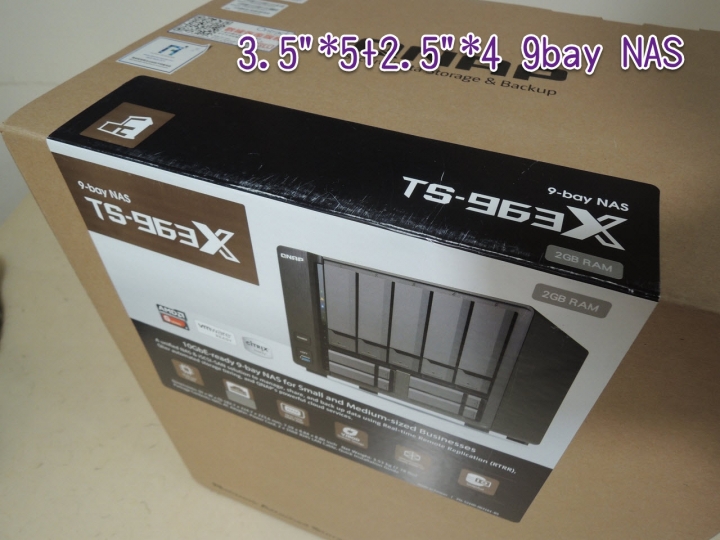 QNAP TS-963x 9-bay 10G NAS 開箱