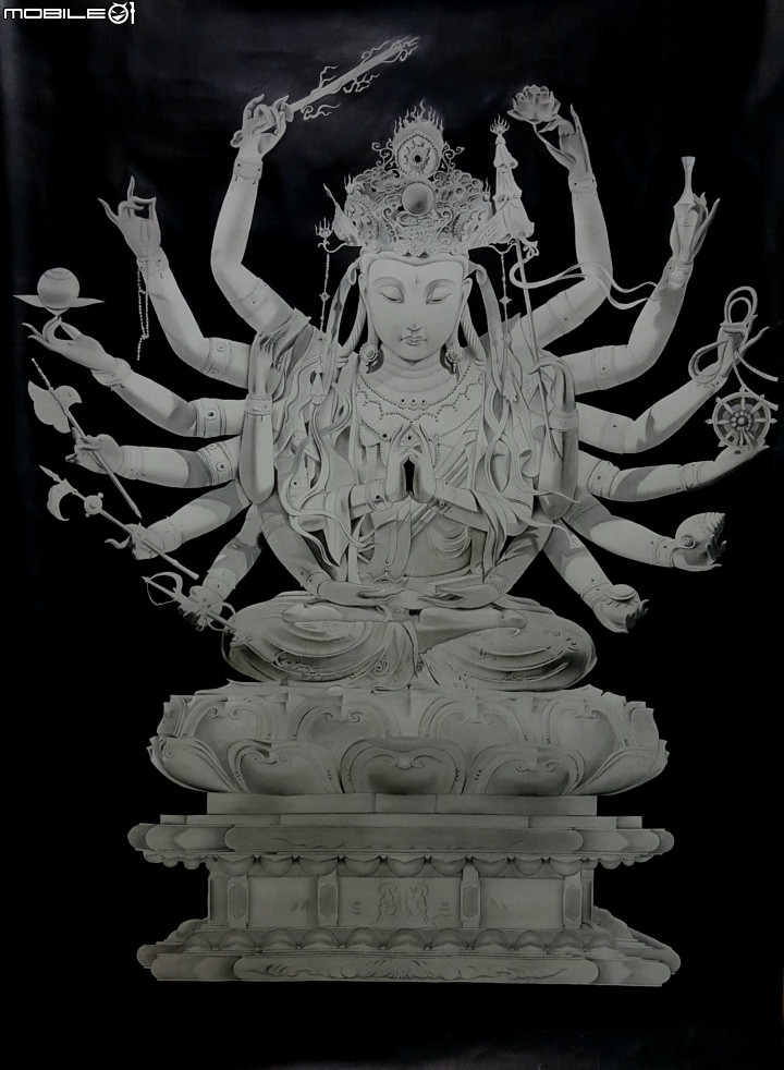 準提佛母素描完成圖
