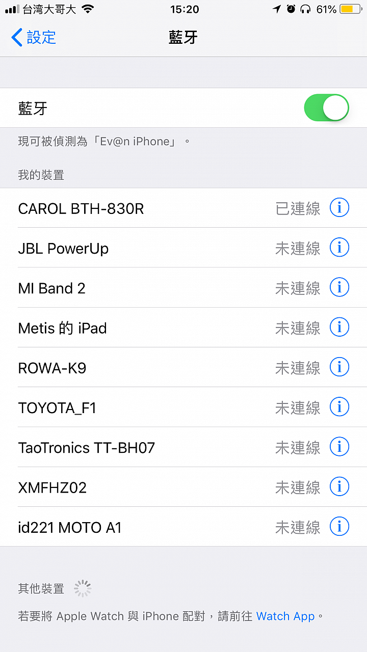 CAROL BTH-830 可拆式藍牙耳機分享