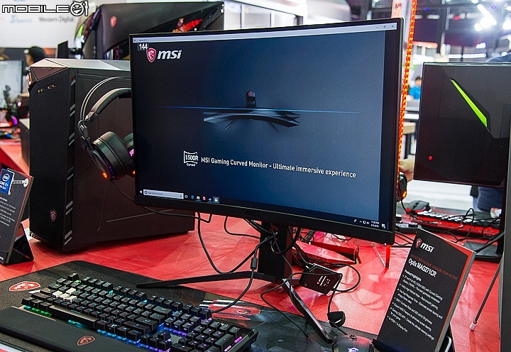 微星MSI Optix MAG271CR顯示器採用27吋1800R曲面面板 微星MSI Optix MAG271CR顯示器採用27吋1800R曲面面板