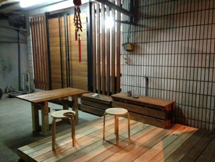 DIY南方松鐵件大門.平台.狗屋