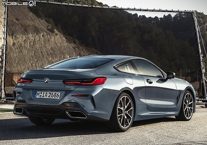 BMW 8-Series Coupe M850i 使用細長頭、尾燈線條並採用BMW雙門跑車新式水箱護罩造型 BMW 8-Series Coupe M850i 使用細長頭、尾燈線條並採用BMW雙門跑車新式水箱護罩造型